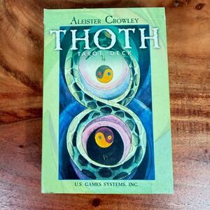 Aleister Crowley Thoth Tarot Deck US Games Systems 78 Cards Instruction Booklet
